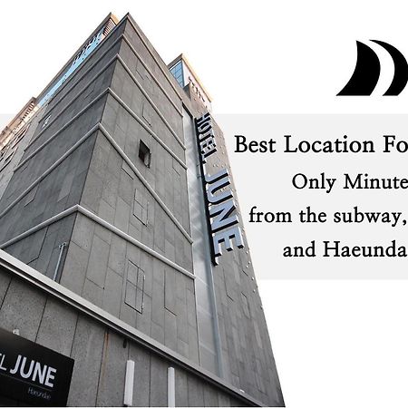 Hotel June Haeundae Busan Exteriör bild