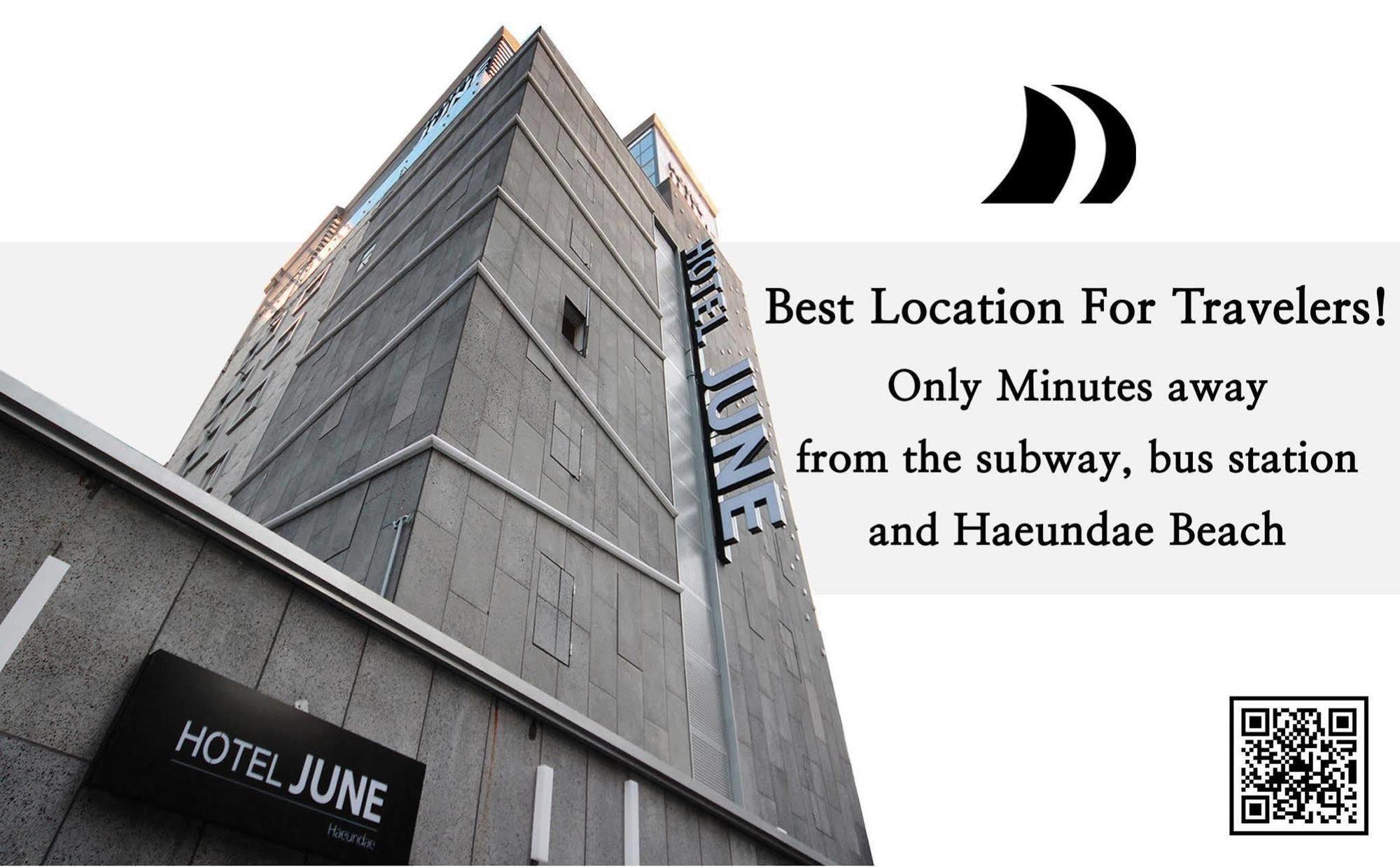 Hotel June Haeundae Busan Exteriör bild